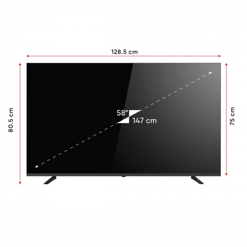 YE-58020GFSG5-4K 58" 147 Ekran UHD 4K Google Android TV