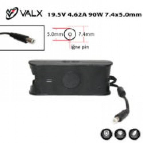 VALX La-19575 19.5v 4.62a 90w 7.4x5.0mm Notebook Adaptörü 