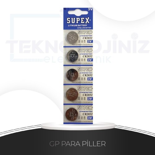 GP2032-S  3V LİTYUM 5’Lİ-PİL