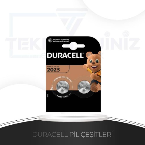 MT-P2025 - 3V LİTYUM PARA PİL CR2025 2’Lİ