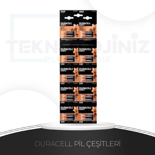 MT0005 - 1,5V AAA İNCE KALEM PİL 2X10