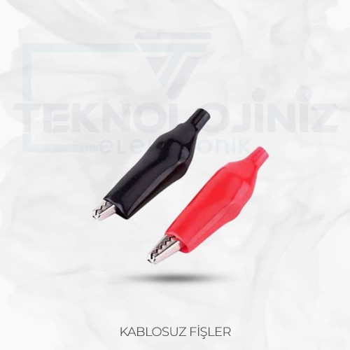 F0039 - KÜÇÜK KROKODİL SİYAH VE KIRMIZI