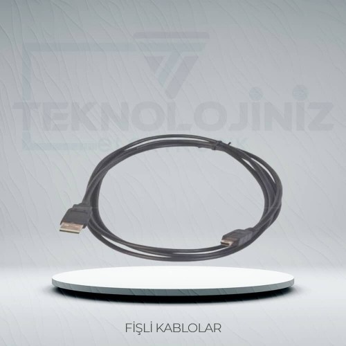 FK0118 - USB KABLO ERKEK MİNİ USB 5PİN DIJ.KAMERA
