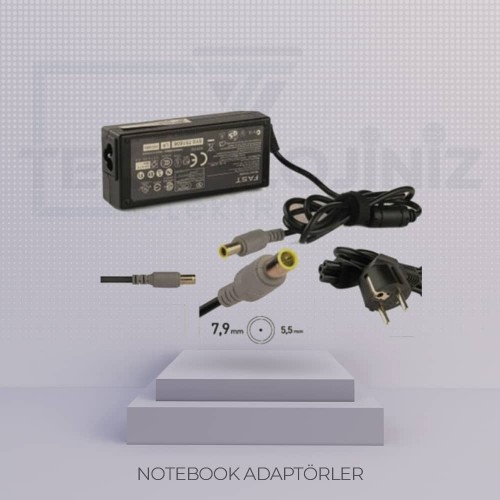 C132 – 20V 3,25A LAPTOP (7,9x5,5) IBM - LENOVA 'İĞNE UÇ' 55W