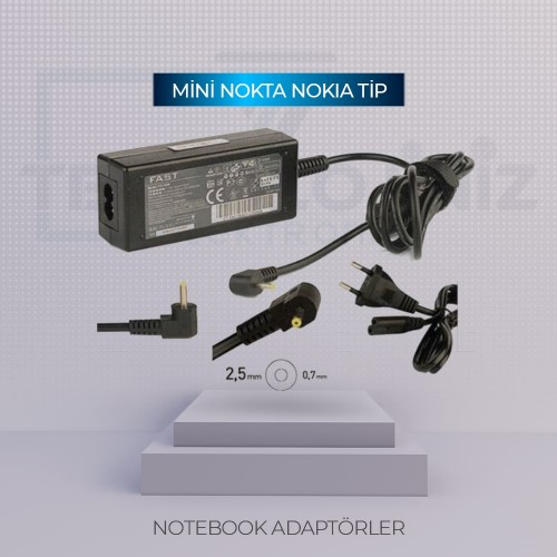 C151 - 19V 2,1A LAPTOP (2,5x0,7x9) ASUS/CASPER/GRUNDIG NOTEBOOK 40W