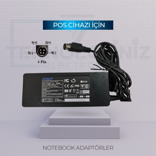 C185 - 12V 5A ADAPTÖR (4-PIN) 60W