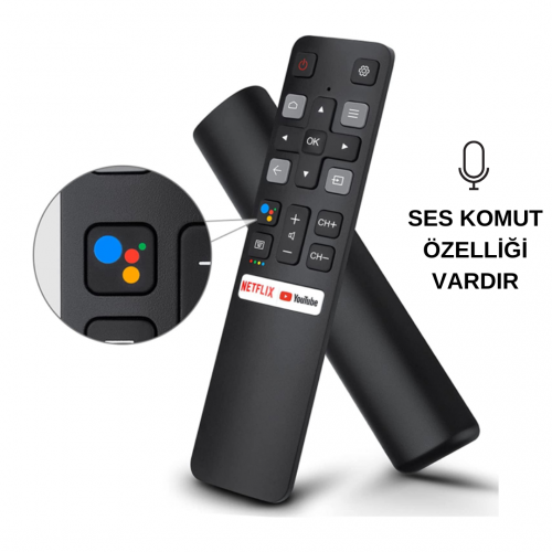 KK8030 TCL TL-1002 NETFLIX-YOUTUBE KÜÇÜK SES KOMUTU VARDIR (KK0291)