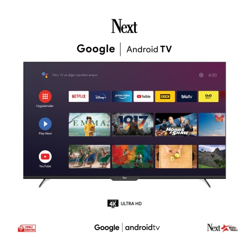 NextYE-55GFSG7-4K 55" 140 Ekran UHD 4K Google Android TV