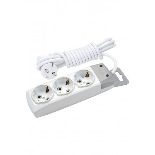 Depa 3'lü Topraklı Grup Priz 2 metre Kablolu