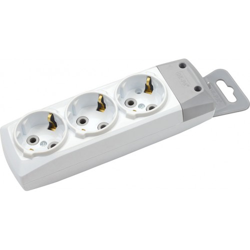 Depa 3'lü Topraklı Grup Priz Klemensli 3lügruppriz