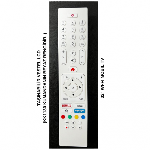 KK1147 VESTEL 32" WI-FI MOBIL TV  BEYAZ