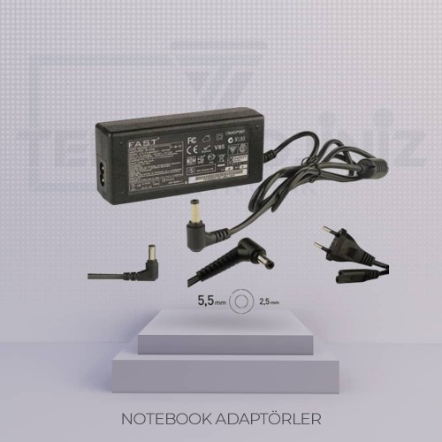 C101 - 19V 4,74A LAPTOP (5,5x2,5) TOSHIBA/CASPER/ASUS/LITEON 'L UÇ'