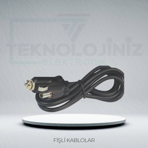 FK0068 - OTO ÇAKMAK FİŞİ KABLOLU 1,5m LEDLİ (3,5)