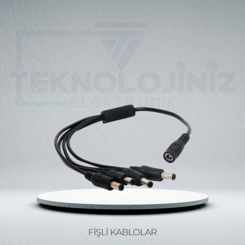 FK0075 - POWER ERKEK - 4xPOWER DİŞİ 5.5x2.5 DC