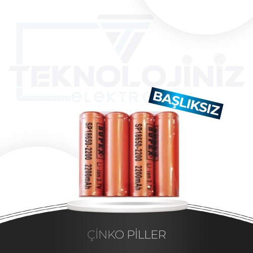 GP18650 - 3,7V 2500mA SUPEX