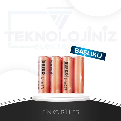 GP18650-A  3,7V 2500mA SUPEX